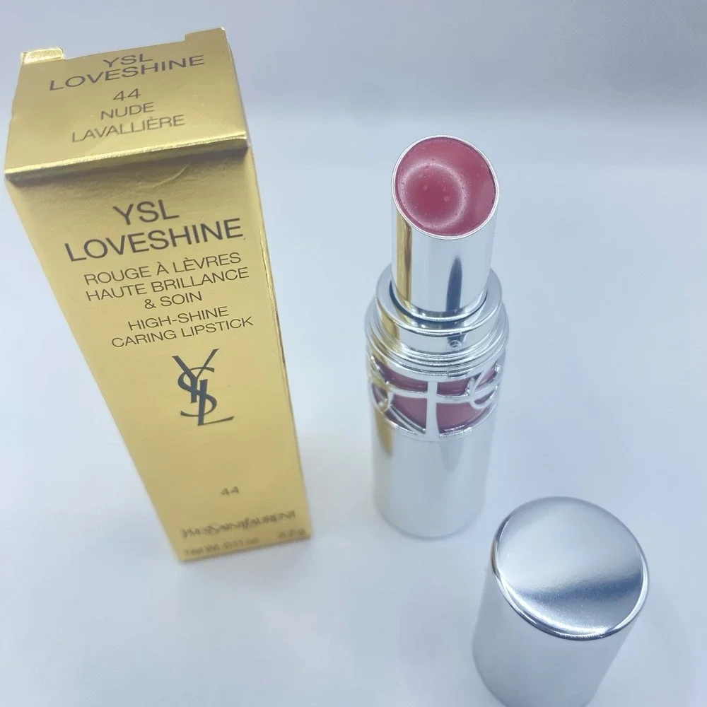 YSL loveshine 44 Nude lavalliere High Shine Caring Lipstick full size 3.2g